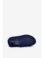 Dziecięce Wsuwane Buty Sportowe Granatowe Grinala Dziecięce Wsuwane Buty Sportowe Granatowe Grinala