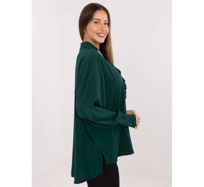 Bluzka IT BZ model 21768569 ciemny zielony - FPrice