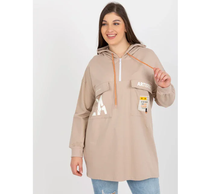 Mikina RV BL 8258.34 béžová Mikina RV BL 8258.34 béžová