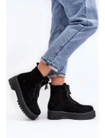 Dámske členkové topánky M532-1 model 190537 Black - ERYNN