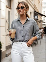 Dámske nadrozmerné tričko BLISS sivé FashionStreet DY0350