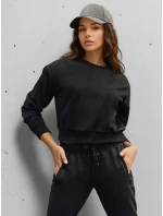 Dámska klasická čierna mikina FashionStreet BY1526