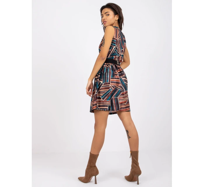 Šaty DHJ SK  černá a béžová model 17070510 - FPrice