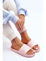 Dámské módní pantofle Big Star LL274A157 Světle růžové