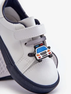 Detské tenisky Tenisky so špendlíkom, biele a námornícke Pennyn