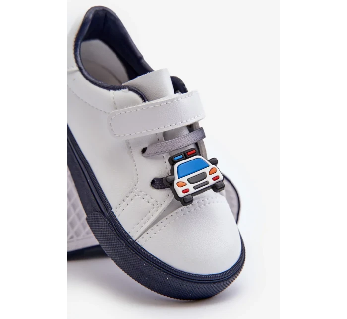 Detské tenisky Tenisky so špendlíkom, biele a námornícke Pennyn