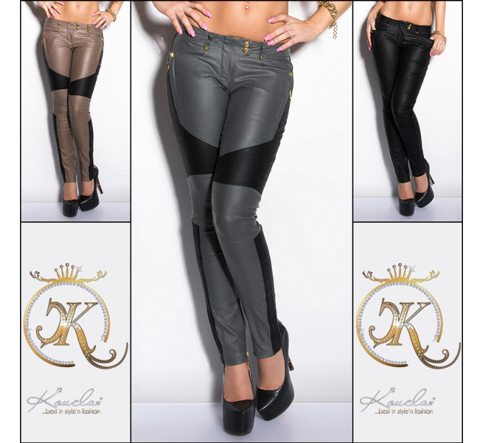 Sexy KouCla Treggings with studs and leatherlook