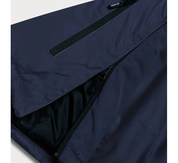 Tmavomodrá dámska zimná bunda klokanka (b2361) Tmavomodrá dámska zimná bunda klokanka (b2361)