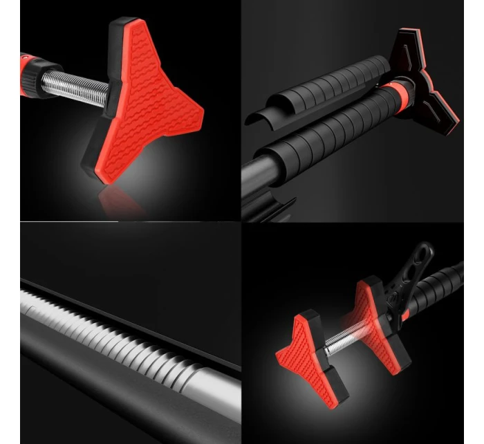 Posilňovacia tyč HMS DD401 s rovnou šírkou 98-133 cm