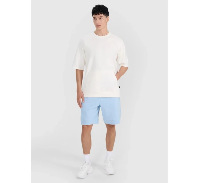 Pánska mikina s kapucňou a krátkym rukávom 4F 4FRSS25TSWSM2114-11S Pánska mikina s kapucňou a krátkym rukávom 4F 4FRSS25TSWSM2114-11S