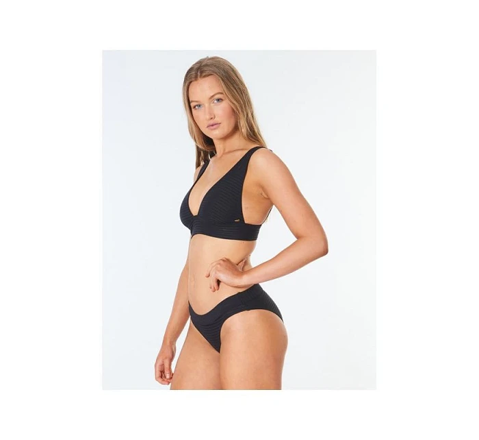 Plavková podprsenka RIP CURL Premium Surf Deep V čierna Plavková podprsenka RIP CURL Premium Surf Deep V čierna