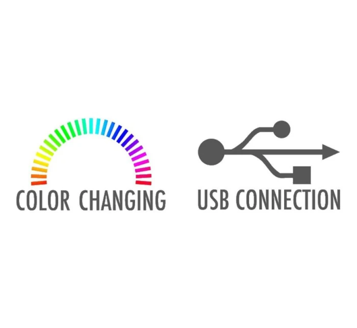 DEKORATÍVNE ZÁVESNÉ SVETLO COMET 35 LED RGB USB