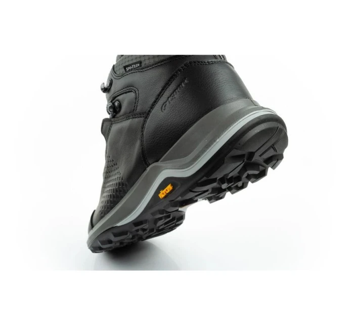 Grisport pánska treková obuv Nero avon SPO-TEX kožená čierna