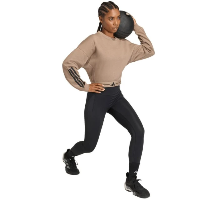 Dámská mikina béžová model 21953670 - ADIDAS Dámská mikina béžová model 21953670 - ADIDAS