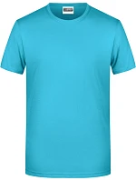 8008 Pánské tričko z bio bavlny model 22438085 turquoise - Daiber 8008 Pánské tričko z bio bavlny model 22438085 turquoise - Daiber