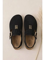 Dámske sandále z prírodného semišu Big Star TT274544 Black