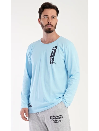 Pánské pyžamo dlouhé model 20208124 - Vienetta MAN