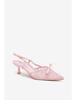 Sandále na podpätku model 226927 Vykročte štýlovo