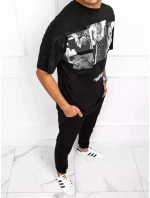 Pánské tričko s potiskem černé Dstreet model 21964658 - FashionStreet Pánské tričko s potiskem černé Dstreet model 21964658 - FashionStreet