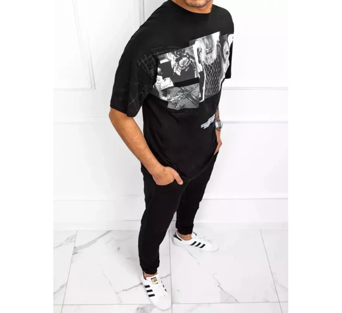 Pánské tričko s potiskem černé Dstreet model 21964658 - FashionStreet Pánské tričko s potiskem černé Dstreet model 21964658 - FashionStreet