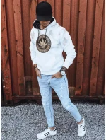 Pánská bílá mikina s potiskem Dstreet model 21965643 - FashionStreet Pánská bílá mikina s potiskem Dstreet model 21965643 - FashionStreet