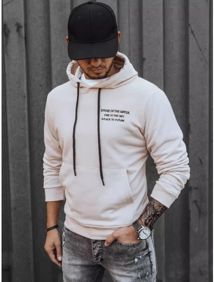 Pánská mikina v barvě ecru Dstreet model 21966799 - FashionStreet