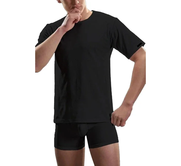 Pánske tričko 202 Authentic new black - CORNETTE