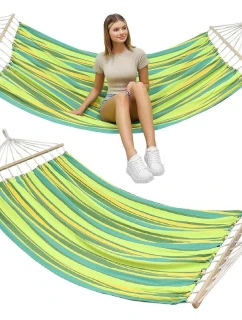 HAMAK OGRODOWY 2  Z DRĄŻKIEM model 21830586