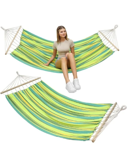 HAMAK OGRODOWY 2  Z DRĄŻKIEM model 21830586