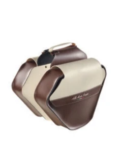 SCANSANO taška na topánky krémovo hnedá