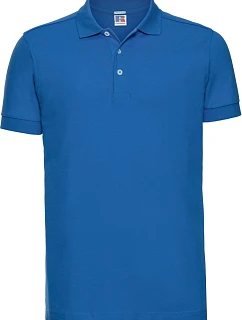Pánské elastické piqué polo 10. azure blue model 22473915 - Russell Athletic
