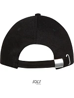 SOL'S 6 panelová baseballová kšiltovka black/red model 22460843 SOL'S 6 panelová baseballová kšiltovka black/red model 22460843