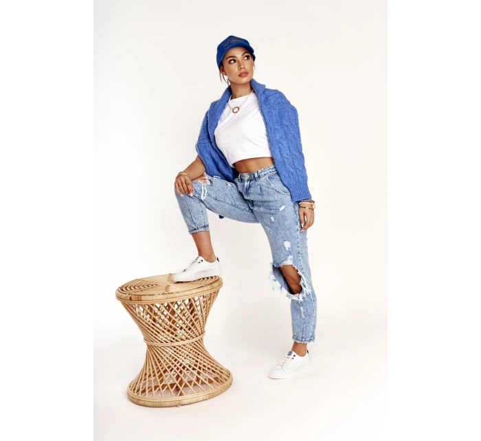 Damskie Skórzane Tenisówki BIG STAR BB274211 Biało Granatowe Damskie Skórzane Tenisówki BIG STAR BB274211 Biało Granatowe