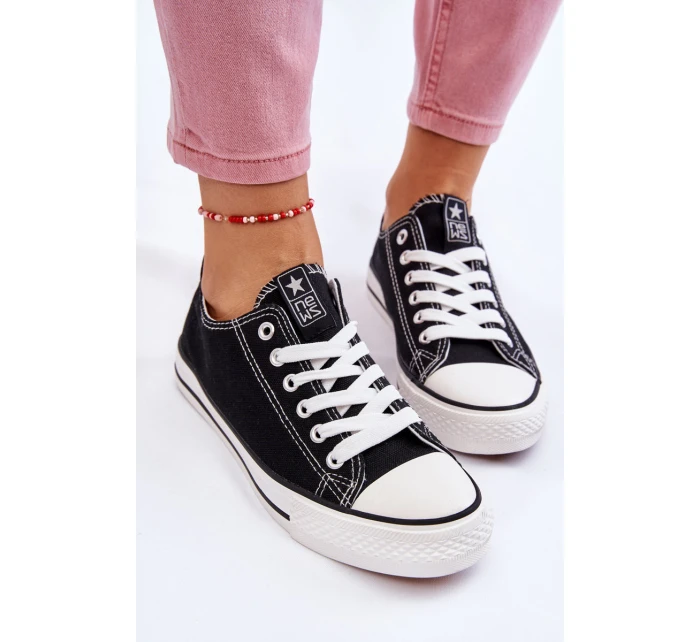 Dámské klasické tenisky černé a bílé model 21607880 - EVENTO