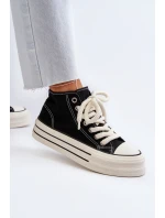 Dámské tenisky na platformě černé model 21652279 - Boto Dámské tenisky na platformě černé model 21652279 - Boto