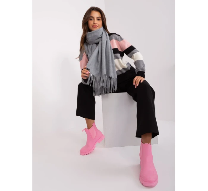 Šatka AT SZ 23185.73P tmavo sivá