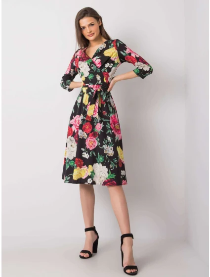 Šaty LK SK 508125.43P čierna a červená