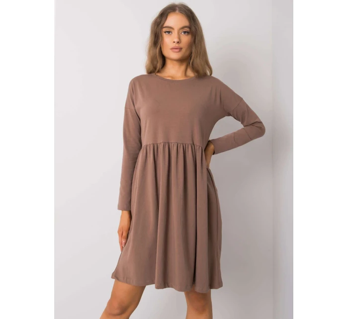 Šaty RV SK 5889.41P hnedá Šaty RV SK 5889.41P hnedá