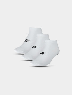 Dámske ležérne členkové ponožky (5pack) 4F - biele