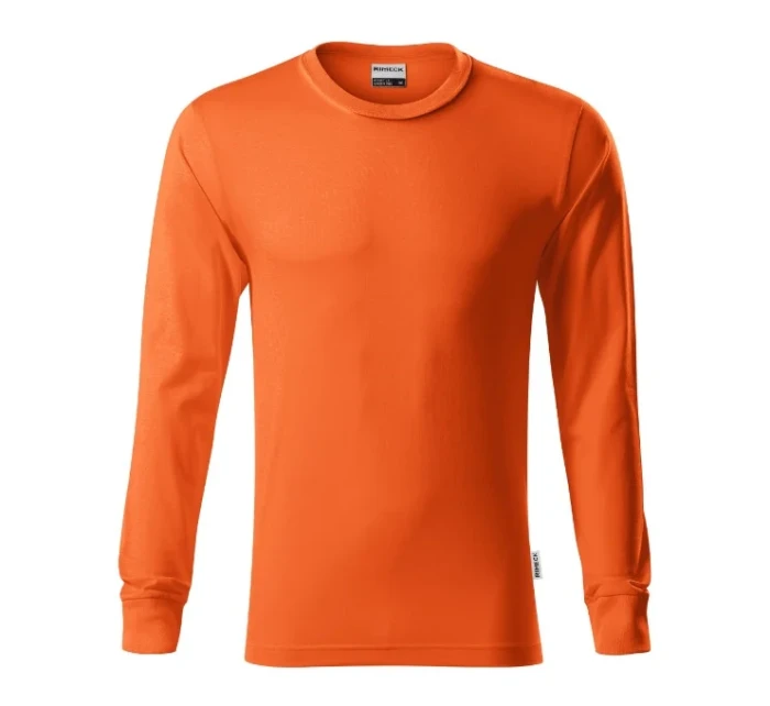 Resist LS Tričko unisex oranžová 11 (štítok značky)