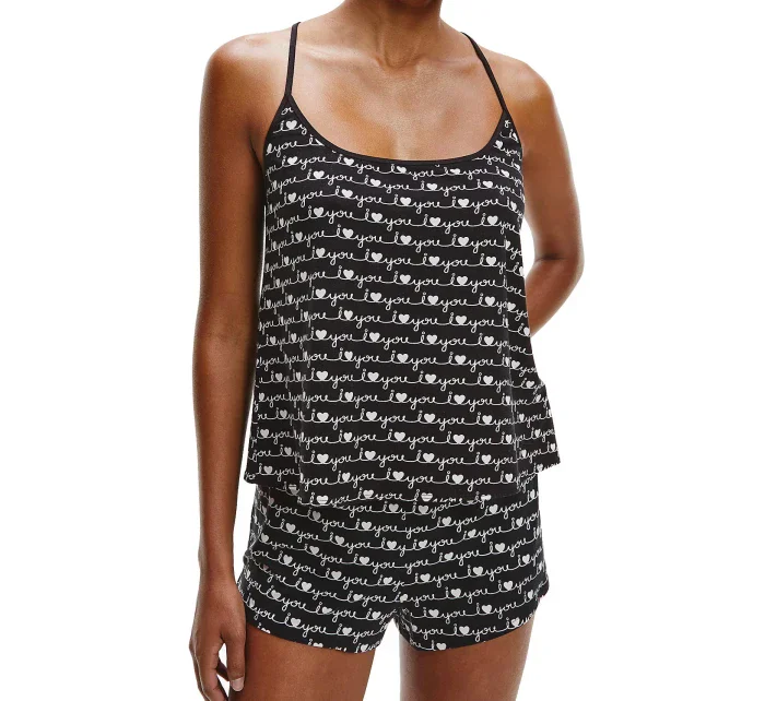 Dámsky pyžamový komplet QS6720E-X65 - Calvin Klein