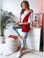 Dámská vesta červená Dstreet model 21968088 - FashionStreet
