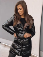 Dámská přechodná bunda LONG černá Dstreet model 21968232 - FashionStreet