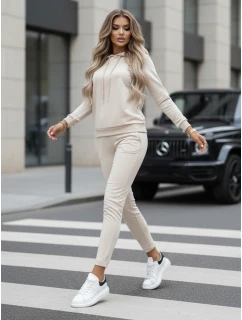 Dámská tepláková souprava MIGEL light beige Dstreet model 21980350 - FashionStreet