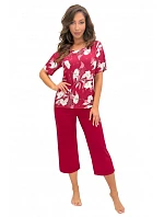 Pyžamo Donna Brigitte s 3/4 rukávy, velikosti M–2XL