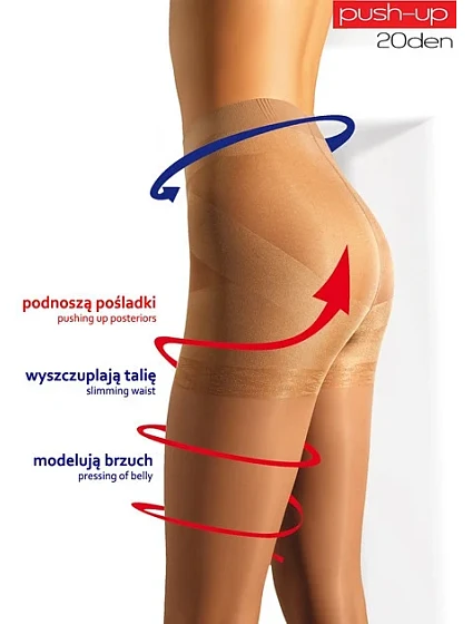 Dámské punčochové kalhoty Mona Push-Up 20 den 2-4 Dámské punčochové kalhoty Mona Push-Up 20 den 2-4
