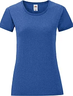 Fruit of the Loom Lady-Fit Iconic 150 T Dámske tričko 16.1432 heather royal