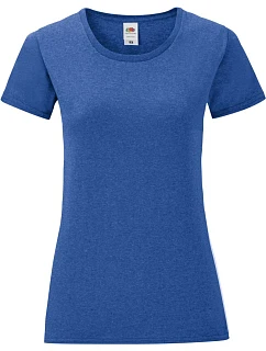 LadyFit Iconic 150 T Dámské tričko model 22429496 heather royal - Fruit of the Loom