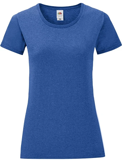 Fruit of the Loom Lady-Fit Iconic 150 T Dámske tričko 16.1432 heather royal Fruit of the Loom Lady-Fit Iconic 150 T Dámske tričko 16.1432 heather royal