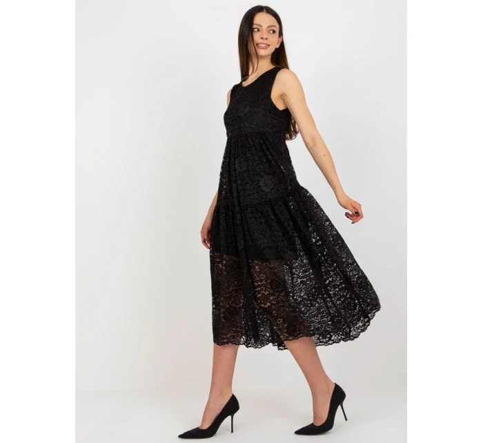 TW SK BI 8246 šaty.37X čierna